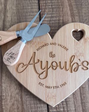 Heart Shaped Cutting Board / Charcuterie Board