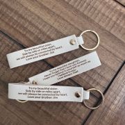 Long Keychain Leatherette