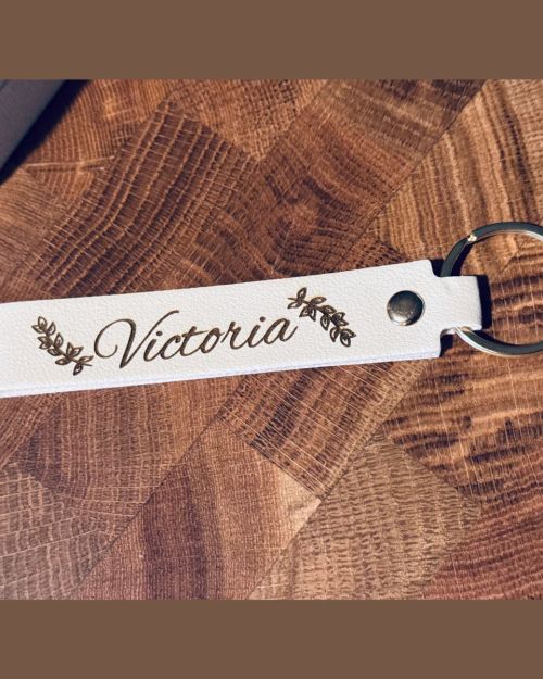 Long Keychain Leatherette