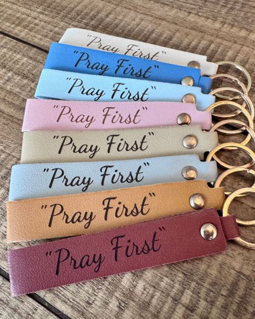 Long Keychain Leatherette